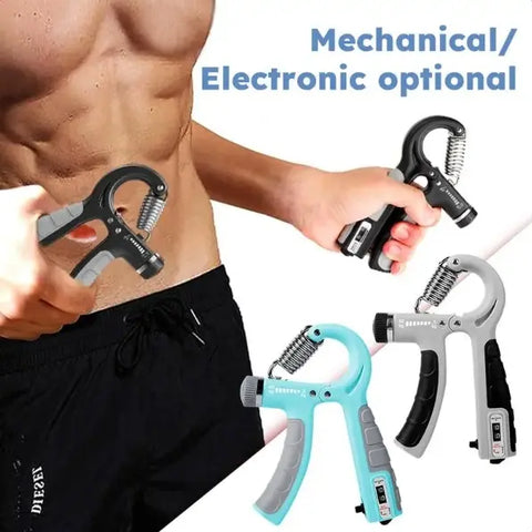Automatic Counting Hand Gripper Adjustable Resistance Automatic Counting Wrist Forearm Exerciser Workout Gear Home Gym Exercise