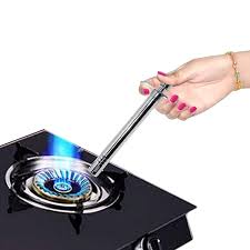Stove Spark Lighter Stainless Steel Metallic Kitchen Lighter Steel Gas Burner Multipurpose Cooking Lighter