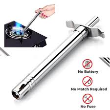 Stove Spark Lighter Stainless Steel Metallic Kitchen Lighter Steel Gas Burner Multipurpose Cooking Lighter